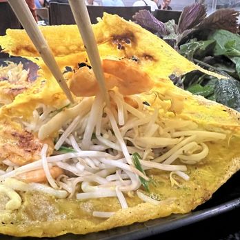Quan Mii - #15 Bánh Xèo Đặc Biêt "Quán Mi!" (Vietnamese crepes with pork, shrimp & squid) - Vietnamese Near Me - Westminster, California Quan Mii - #15 Bánh Xèo Đặc Biêt "Quán Mi!" (Vietnamese crepes with pork, shrimp & squid) - Vietnamese Near Me - Westminster, California