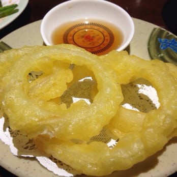 Chobop - Complimentary Tempura Onion Rings - Sushi Bars Near Me - Costa Mesa, California
