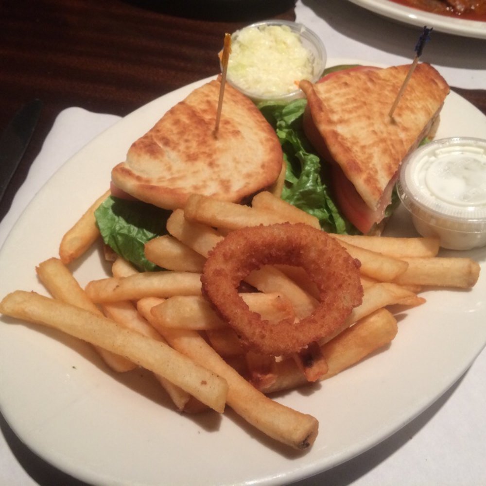 Coach House Diner - Crab cake Pannini. The fries weren't so good and tasted chemical but good panini! - Diners Near Me - Hackensack, New Jersey Coach House Diner - Crab cake Pannini. The fries weren't so good and tasted chemical but good panini! - Diners Near Me - Hackensack, New Jersey