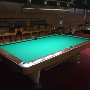 Outbreak Billiards - two pool tables in a room - Pool Halls Near Me - Racine, Wisconsin
