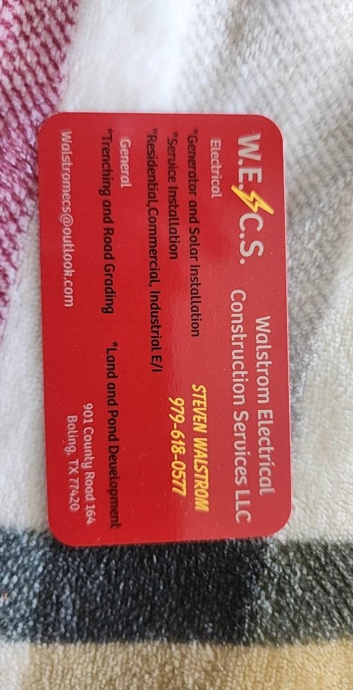 Slide of Walstrom Electrical Construction Service