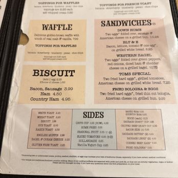 Family Barn- Surfside Beach - Back of menu - Southern Near Me - Surfside Beach, South Carolina