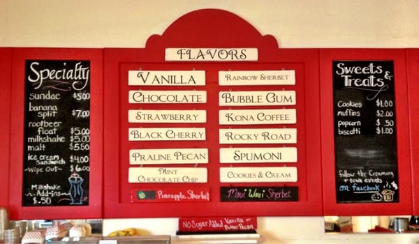 Menu photo 8 Knight's Ferry Creamery Knights Ferry, CA