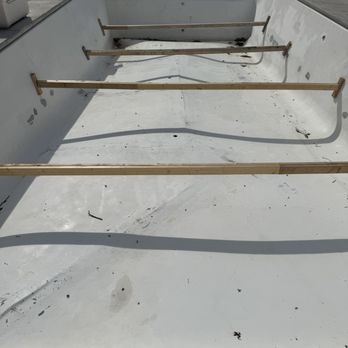 Aqua Ridge Pool Finishing - Overview of the pool condition at the time we cancelled our contract. - Pool & Hot Tub Service Near Me - St. Louis, Missouri