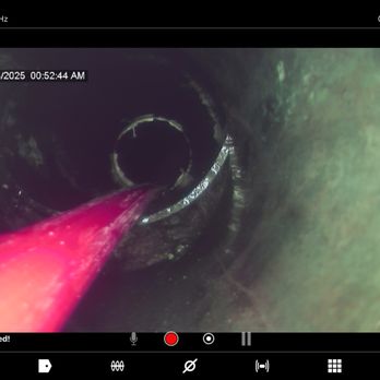 Clog Heroes Sewer & Drain - Broken sewer line visible after hydro jetting. - Plumbing Near Me - Fredericksburg, Virginia Clog Heroes Sewer & Drain - Broken sewer line visible after hydro jetting. - Plumbing Near Me - Fredericksburg, Virginia