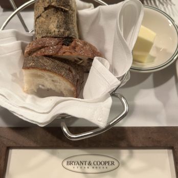 Bryant & Cooper Steak House - Bread service - Steakhouses Near Me - Roslyn, New York