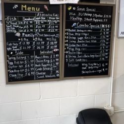 Sonya's Seafood - Menu