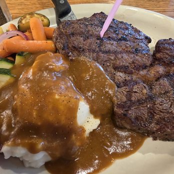 Ramblin Jacks Rib Eye - Rib eye dinner - Steakhouses Near Me - Chehalis, Washington