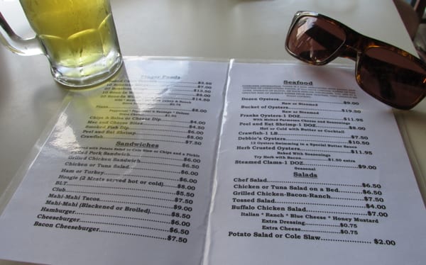 Menu photo 8 Old Man Frank's Winter Haven, FL Menu photo 8 Old Man Frank's Winter Haven, FL
