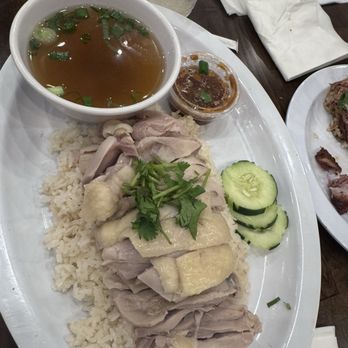 Too Thai - Poached Chicken similar to Hainese Chicken Rice from Singapore - Pan Asian Near Me - Frisco, Texas