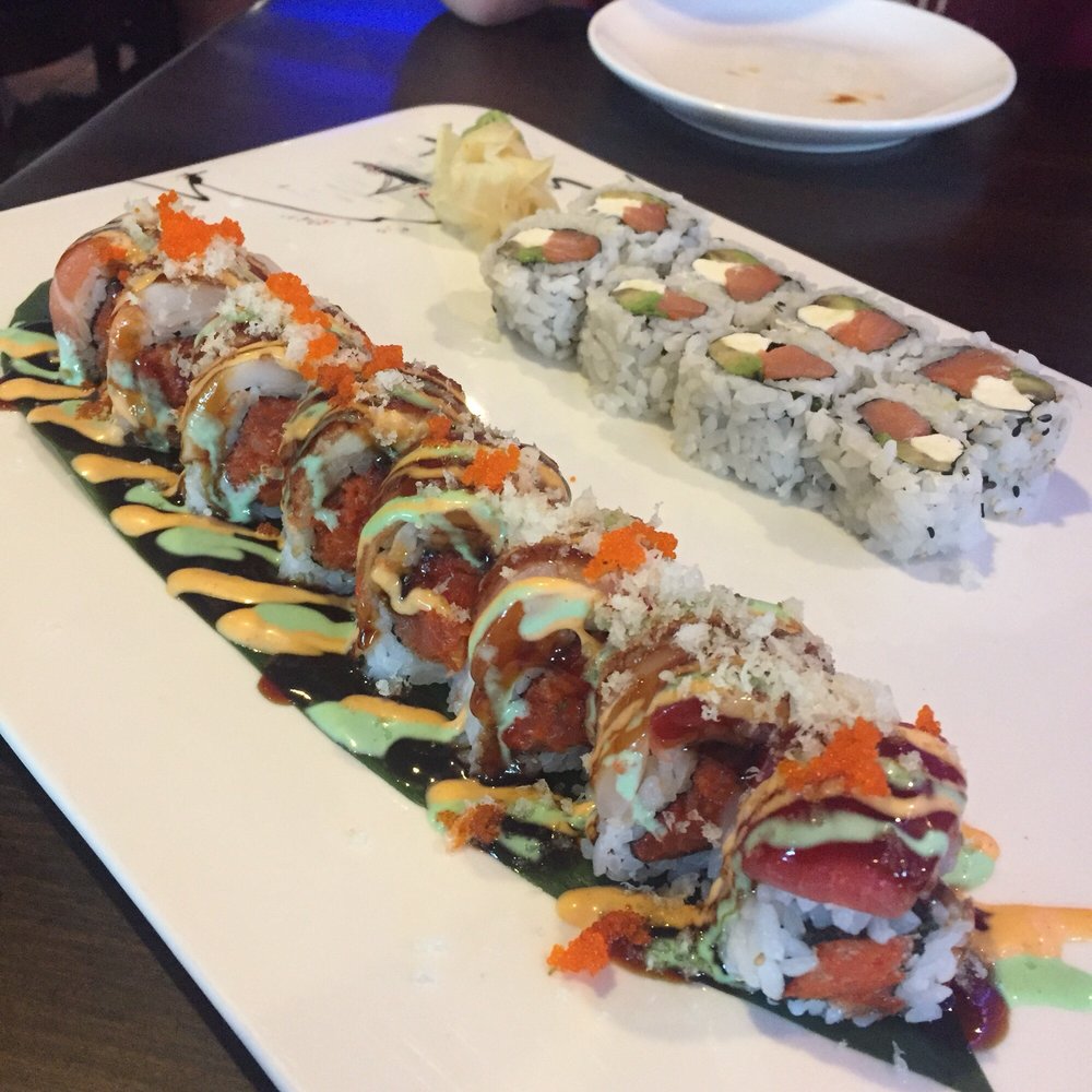 Mikado Asian Bistro - Tiger roll and Philadelphia roll. - Chinese Near Me - Vineyard Haven, Massachusetts Mikado Asian Bistro - Tiger roll and Philadelphia roll. - Chinese Near Me - Vineyard Haven, Massachusetts