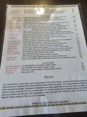 Menu photo 1 Muy Wayne O's Panama City Beach, FL Menu photo 1 Muy Wayne O's Panama City Beach, FL