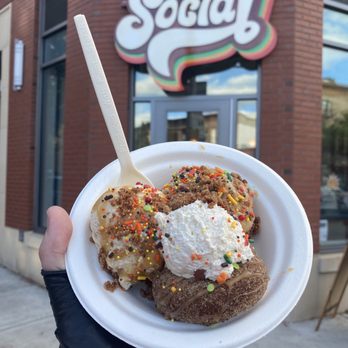 Ample Hills Creamery - Apple Cider donut sundae - Donuts Near Me - Brooklyn, New York