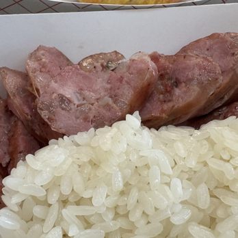 Hawker's Kitchen - Sausage and sticky rice. - Asian Fusion Near Me - Ankeny, Iowa