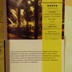 Discover Prague Tours - 3.5 hour Prague Brewery Tour