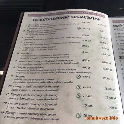 Menu photo 2 Karczma Sanok, PK