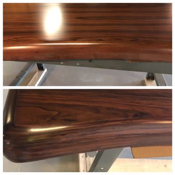 Jane Henry Studios - Graining Added to Edge of Table Top - Art Restoration Near Me - New York, New York