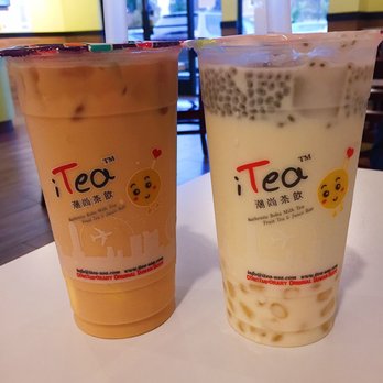 i-Tea - Hokkaido MT w/ pudding and Brown Rice MT w/ chia seeds and agar jelly - Ramen Near Me - Sacramento, California i-Tea - Hokkaido MT w/ pudding and Brown Rice MT w/ chia seeds and agar jelly - Ramen Near Me - Sacramento, California