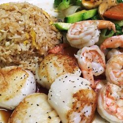 Yamato Sushi Steak House - Hibachi Scallops & shrimp
