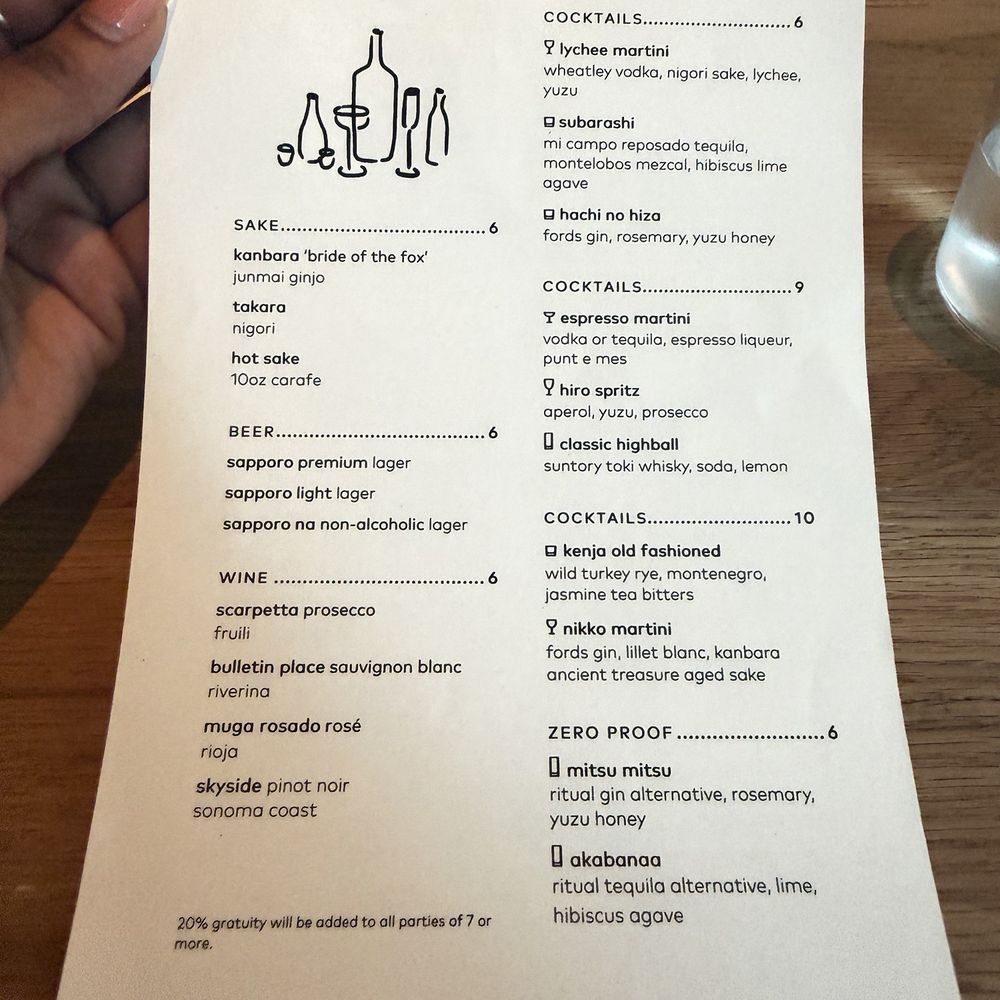 Uchi DC - Menu - Sushi Bars Near Me - Washington, DC, District of Columbia Uchi DC - Menu - Sushi Bars Near Me - Washington, DC, District of Columbia