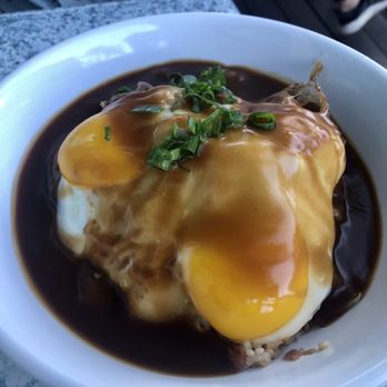 Kihei Caffe - Loco moco with pork fried rice - Hawaiian Near Me - Kihei, Hawaii