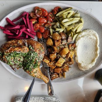 Meddys - garlicky chicken plate - Mediterranean Near Me - Kansas City, Missouri Meddys - garlicky chicken plate - Mediterranean Near Me - Kansas City, Missouri
