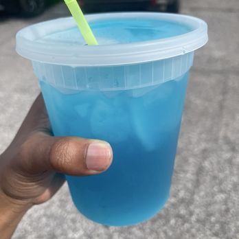 Soda Lab - Lagoon Lemonade (Lemonade with Blue Raspberry Syrup). - Coffee & Tea Near Me - Spring Hill, Florida Soda Lab - Lagoon Lemonade (Lemonade with Blue Raspberry Syrup). - Coffee & Tea Near Me - Spring Hill, Florida