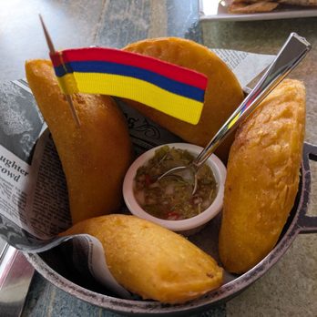 A Fuego - Colombian empanadas (chicken filling) - Puerto Rican Near Me - Luquillo, Puerto Rico A Fuego - Colombian empanadas (chicken filling) - Puerto Rican Near Me - Luquillo, Puerto Rico