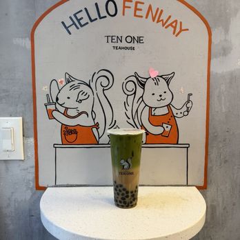 Ten One Tea House - Iced ISE Matcha Latte with oat milk and boba - Bubble Tea Near Me - Boston, Massachusetts Ten One Tea House - Iced ISE Matcha Latte with oat milk and boba - Bubble Tea Near Me - Boston, Massachusetts