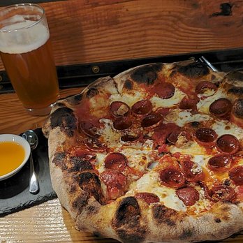 Razza - Pepperoni pizza and chili oil. Amazing. - Pizza Near Me - Jersey City, New Jersey Razza - Pepperoni pizza and chili oil. Amazing. - Pizza Near Me - Jersey City, New Jersey