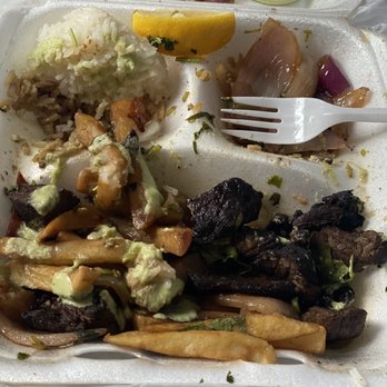 Caveman Kitchen - Lomo Saltado - Latin American Near Me - Los Angeles, California Caveman Kitchen - Lomo Saltado - Latin American Near Me - Los Angeles, California