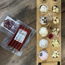 Our 12 cheese and ice cream flight
