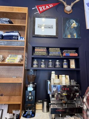 Between the Covers Bookstore and Bruno Cafe by null