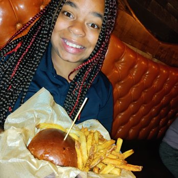 Argosy - Rose with her favorite burger the baby plancha. With a side of delicious and crispy fries! - Pizza Near Me - Atlanta, Georgia Argosy - Rose with her favorite burger the baby plancha. With a side of delicious and crispy fries! - Pizza Near Me - Atlanta, Georgia