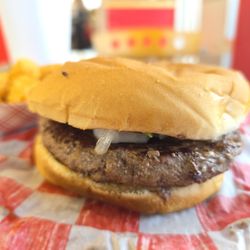 Gary's Drive In - An 8oz Angus Burger! Next time it'll be a double and I may just add cheese as well