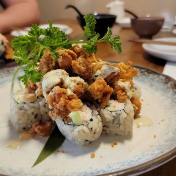 Tsukiyo Sushi - Popcorn Scallop Roll - Sushi Bars Near Me - Westminster, California Tsukiyo Sushi - Popcorn Scallop Roll - Sushi Bars Near Me - Westminster, California