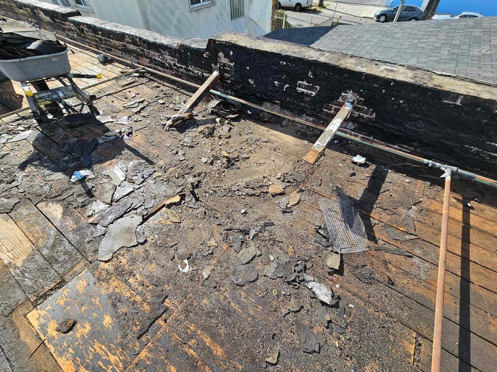 Slide of Roof Replacement