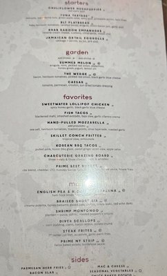 Menu photo 8 Sweetwater Boynton Beach, FL