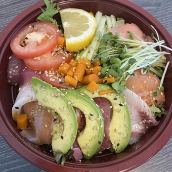 Yasai Japanese Grill - 7/1/22 (fri): Sashimi Salad w/ ponzu sauce (on the side not pictured). Fresh & yums! - Japanese Near Me - Irvine, California Yasai Japanese Grill - 7/1/22 (fri): Sashimi Salad w/ ponzu sauce (on the side not pictured). Fresh & yums! - Japanese Near Me - Irvine, California