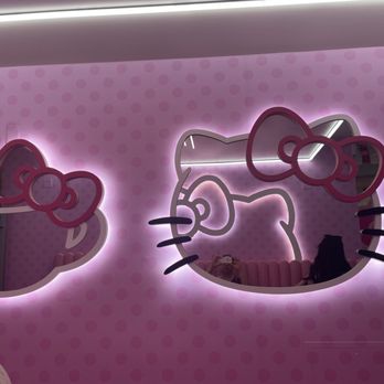 Hello Kitty Cafe - the lights and mirrors perfect for pics! - Themed Cafes Near Me - Las Vegas, Nevada Hello Kitty Cafe - the lights and mirrors perfect for pics! - Themed Cafes Near Me - Las Vegas, Nevada