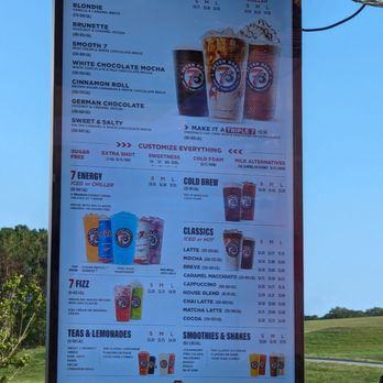 7 Brew Coffee - Menu - Coffee & Tea Near Me - Clermont, Florida