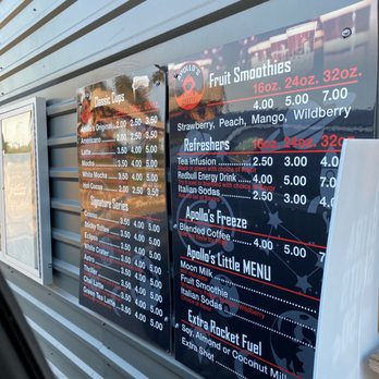 Apollo’s Coffee - Menu - Coffee & Tea Near Me - Bulverde, Texas Apollo’s Coffee - Menu - Coffee & Tea Near Me - Bulverde, Texas