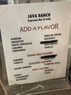 Menu photo 2 Java Ranch Espresso Bar & Cafe Fredericksburg, TX Menu photo 2 Java Ranch Espresso Bar & Cafe Fredericksburg, TX