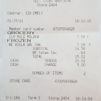 Key Food - Ozone Park - the receipt for key food - Grocery Near Me - Ozone Park, New York Key Food - Ozone Park - the receipt for key food - Grocery Near Me - Ozone Park, New York