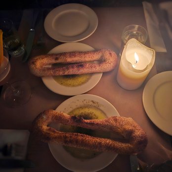 Shmoné - Hot Jerusalem Bagel/Ka'ak- Olive oil & za'atar. $12 each. Very tasty - Mediterranean Near Me - New York, New York Shmoné - Hot Jerusalem Bagel/Ka'ak- Olive oil & za'atar. $12 each. Very tasty - Mediterranean Near Me - New York, New York