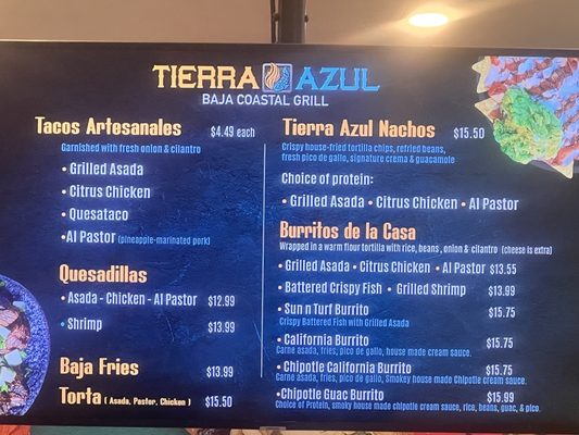 Menu photo 1 Tierra Azul Burbank, CA Menu photo 1 Tierra Azul Burbank, CA