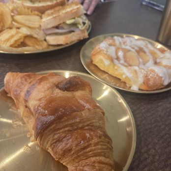 Flutter & Buzz Cafe - Croissant and apple danish. - Cafes Near Me - Genoa, Nevada