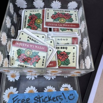 Pasion BBQ - Stickers - Food Trucks Near Me - Grapevine, Texas