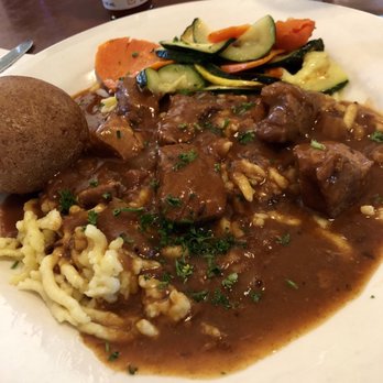 The Forester - Pork goulash with spatzle, 10/10!!! - German Near Me - Camino, California The Forester - Pork goulash with spatzle, 10/10!!! - German Near Me - Camino, California