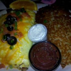 Jimmy Mac's Overtime Grill - Huge veggie omelet.